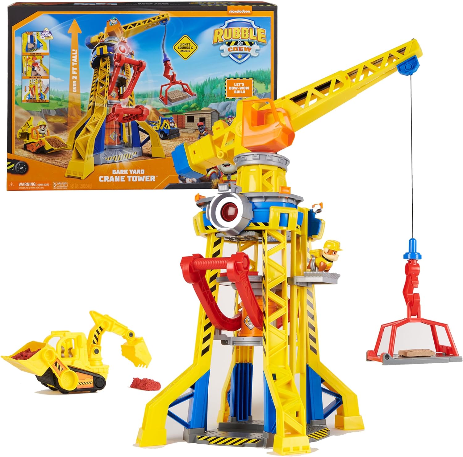 Spin Master Paw Patrol Rubble & Crew Žeriavová veža s hračkami